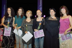 Vasemmalta: Lela Kaplowitz (Kroatia), Ania Rybacka (Puola), Mette Juul (Tanska), Brigitte Beraha (Englanti), Iona Hartes (Romania), Tuuli Taul (Eesti)